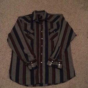 Vintage saddle king western Pearl snap shirt